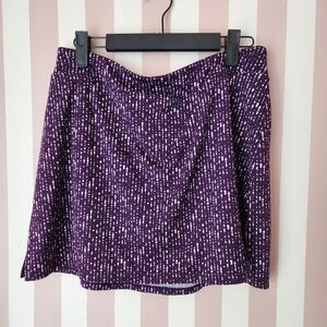 🏷Tranquility by Colorado Clothing Purple and White Skater Skirt